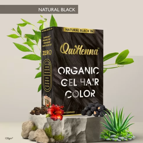 QuikHenna Organic Gel Hair Colour | Natural Hair Colour